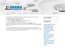 Tablet Screenshot of geers-industrie.be
